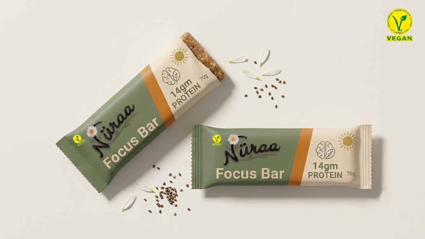 Nüraa Focus Bar packaging